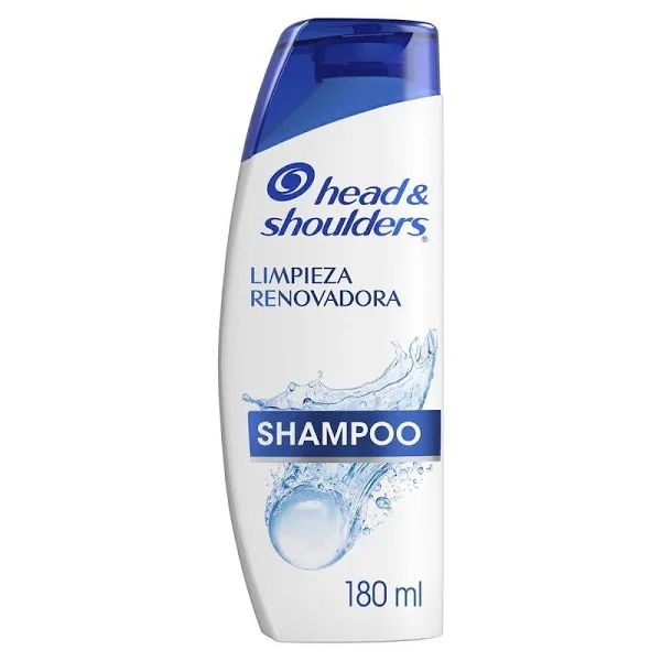 SHAMPOO HEAD&amp;SHOULDERS LIMPIEZA RENOVADORA FCO 180 ML