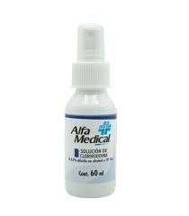 SOLUCION DE CLORHEXIDINA 0.5/70% FCO 60 ML ALFA MEDICAL