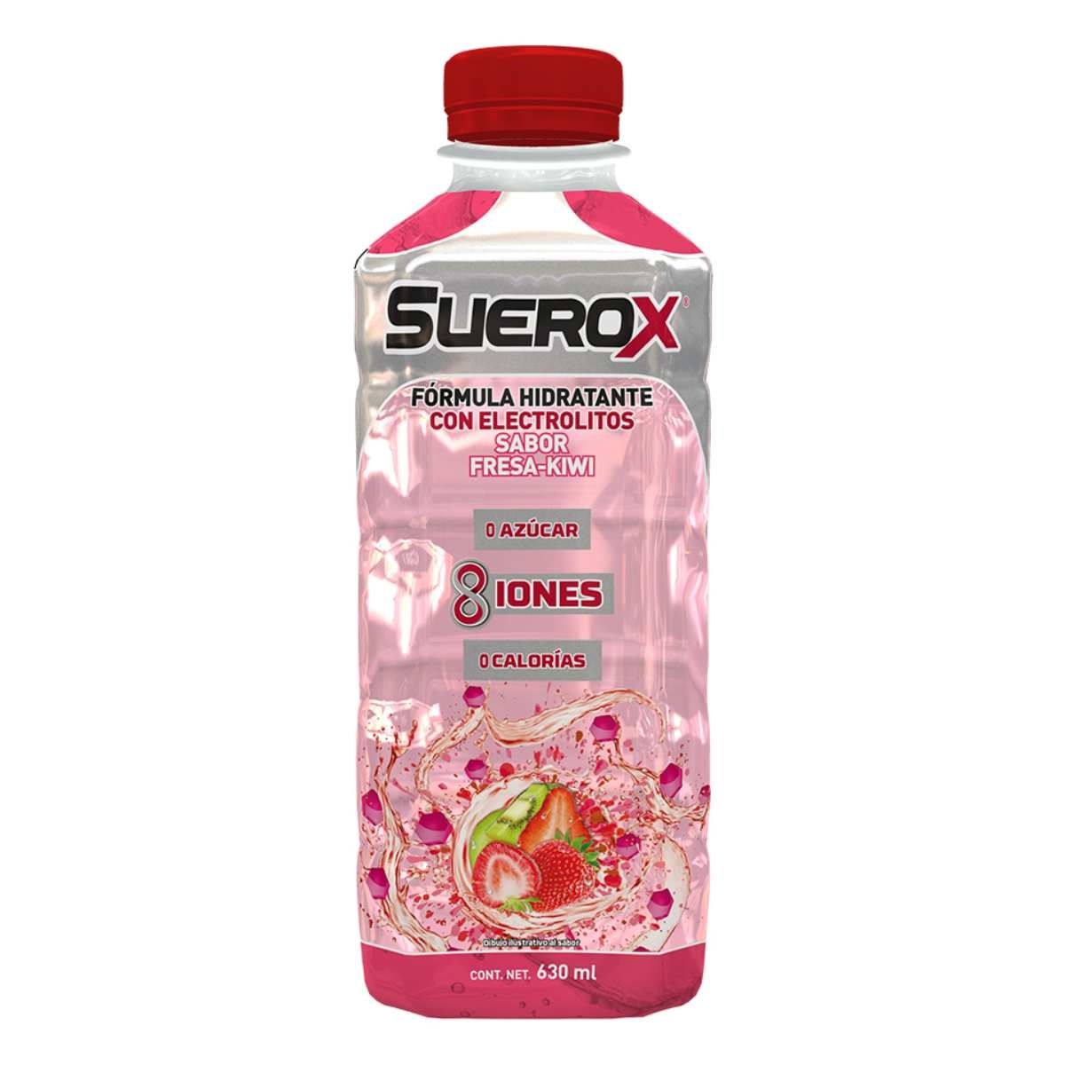 SUEROX 8IONES FRESA-KIWI FCO 630 ML