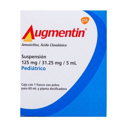 AUGMENTIN PEDIATRICO 125/31.5 MG/5 ML SUSP 60 ML