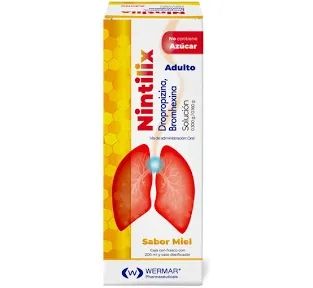 NINTILIX ADULTO 0.300/0.160 G/100 ML FCO 200 ML SABOR MIEL