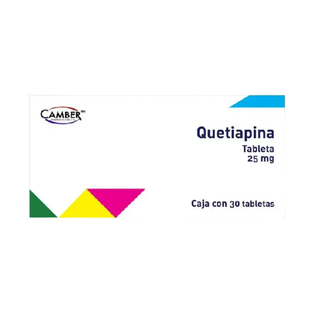 QUETIAPINA 25 MG 30 TAB CAMBER