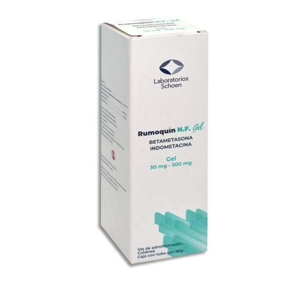 RUMOQUIN N.F. GEL 500/50 MG/100 G GEL 60 G