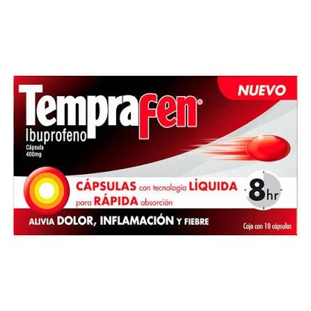 TEMPRAFEN 400 MG 10 CAP