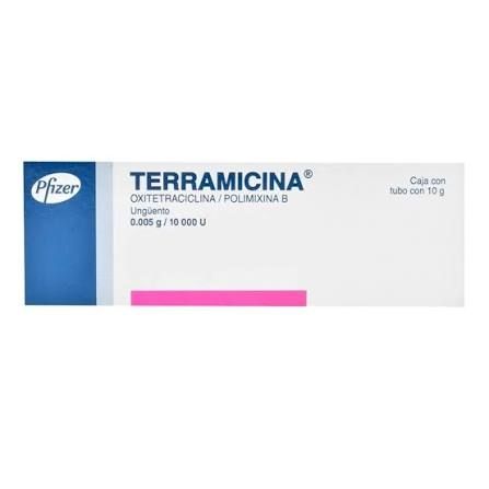 TERRAMICINA 0.005 G/10000 U UNG 10 G