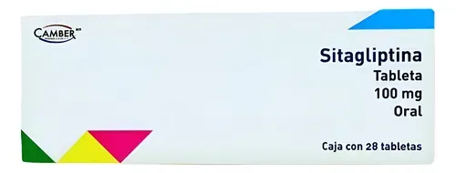 SITAGLIPTINA 100 MG 28 TAB CAMBER