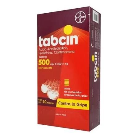 TABCIN 500/8/2 MG 60 TAB EFERV