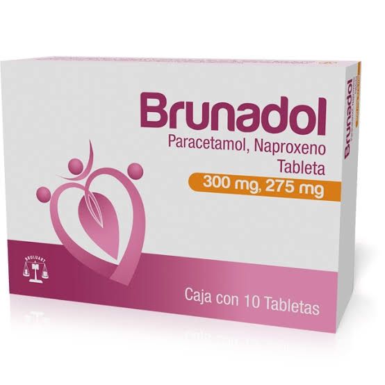 BRUNADOL 300/275 MG 10 TAB