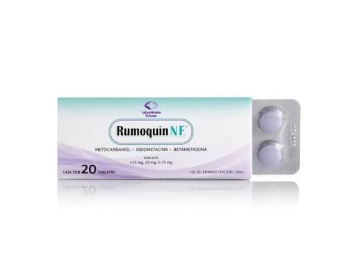 RUMOQUIN N.F. 215/25/0.75 MG 20 TAB