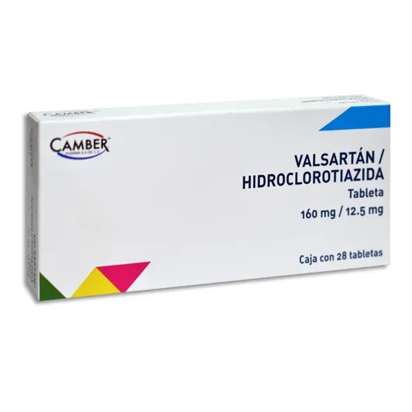 VALSARTAN/HIDROCLOROTIAZIDA 160/12.5 MG 28 TAB CAMBER