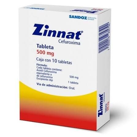 ZINNAT 500 MG 10 TAB
