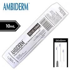 JERINGA 10 ML NEGRA 22GX32MM PZA AMBIDERM