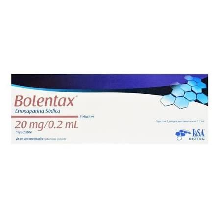 BOLENTAX 20 MG/0.2 ML 2 AMP PRELLENADAS
