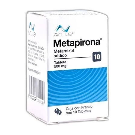 METAPIRONA 500 MG 10 TAB