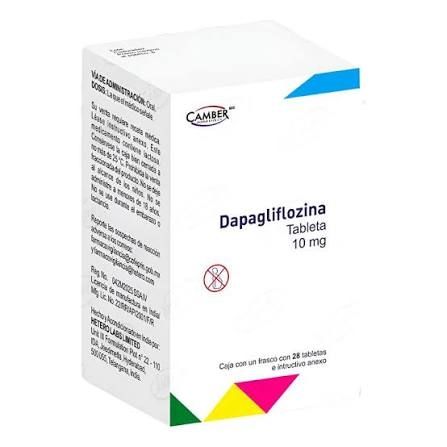 DAPAGLIFLOZINA 10 MG 28 TAB CAMBER