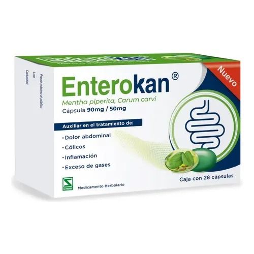ENTEROKAN 90/50 MG 28 CAP