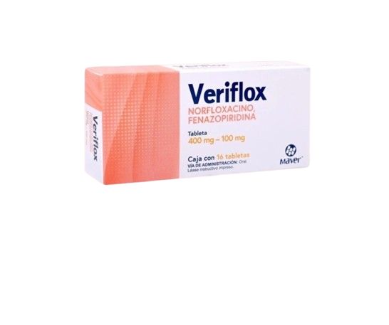 VERIFLOX 400/100 MG 16 TAB