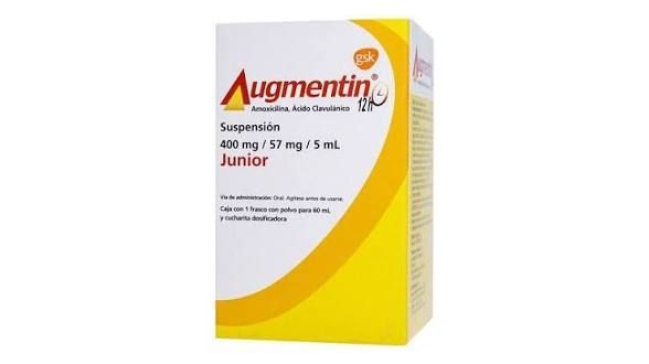 AUGMENTIN 12H JUNIOR  400/57 MG/5 ML SUSP 50 ML
