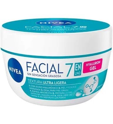 GEL FACIAL NIVEA 7 EN 1 HIALURONICO FCO 375 ML