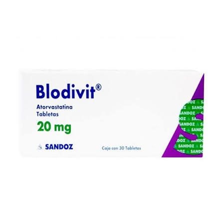 BLODIVIT 20 MG 30 TAB