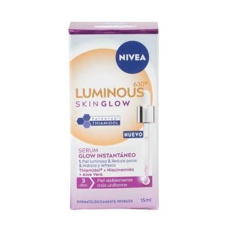 NIVEA 630 LUMINOUS SKIN GLOW SERUM 3D FCO 15 ML