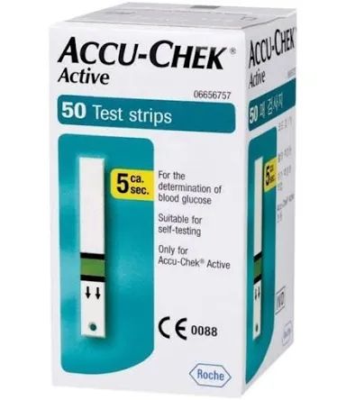 ACCU CHEK ACTIVE CAJA 50 TIRAS REACTIVAS