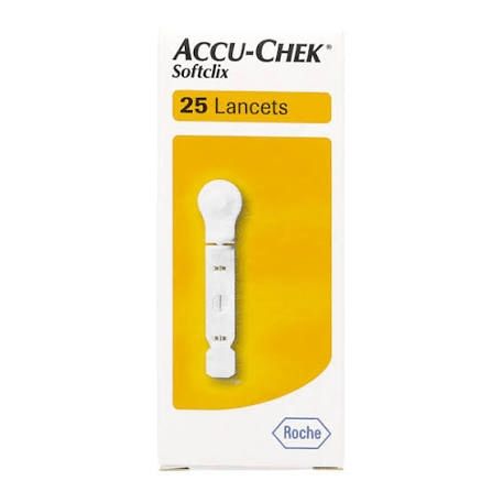 ACCU CHEK SOFTCLIX 25 LANCETAS