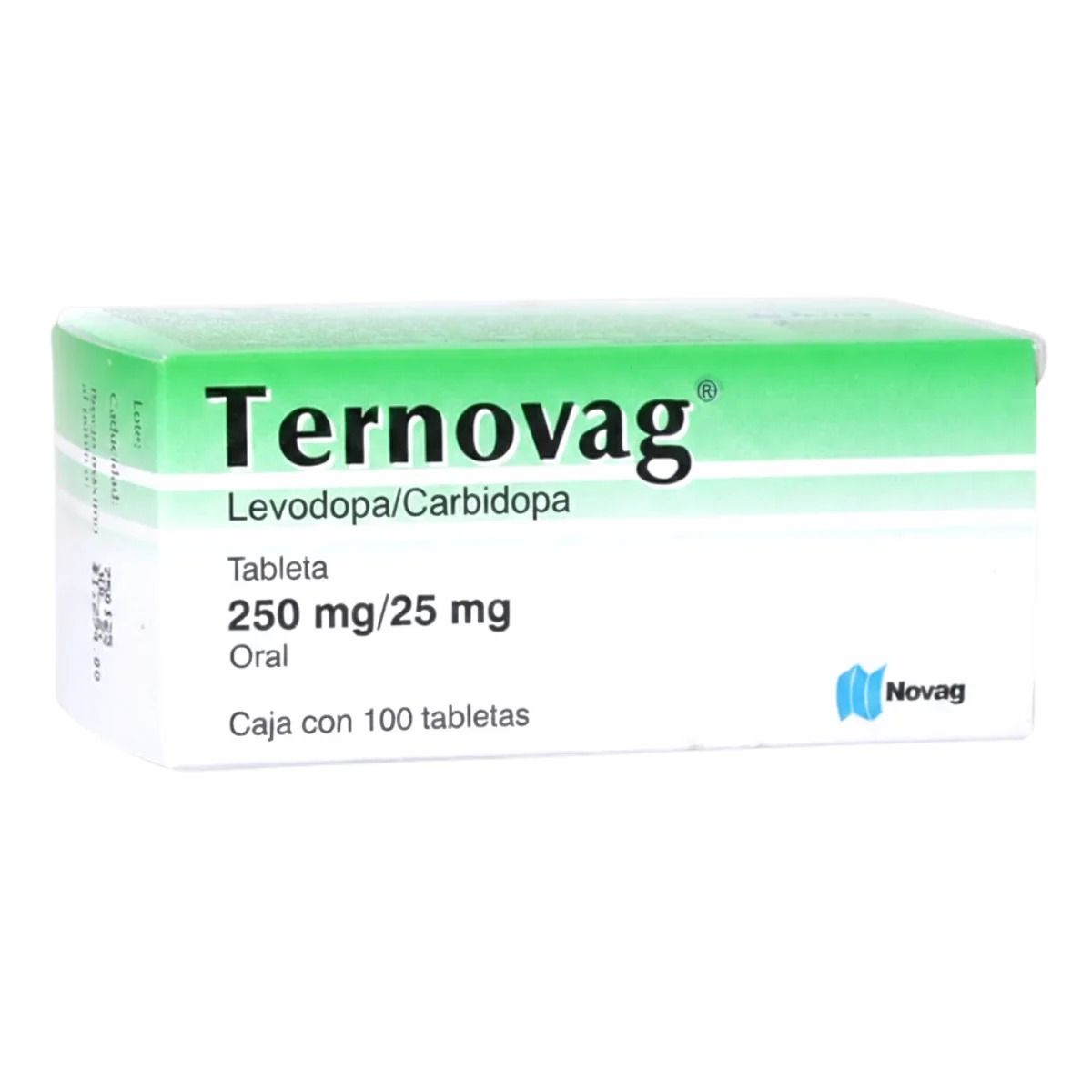 TERNOVAG 250/25 MG 100 TAB