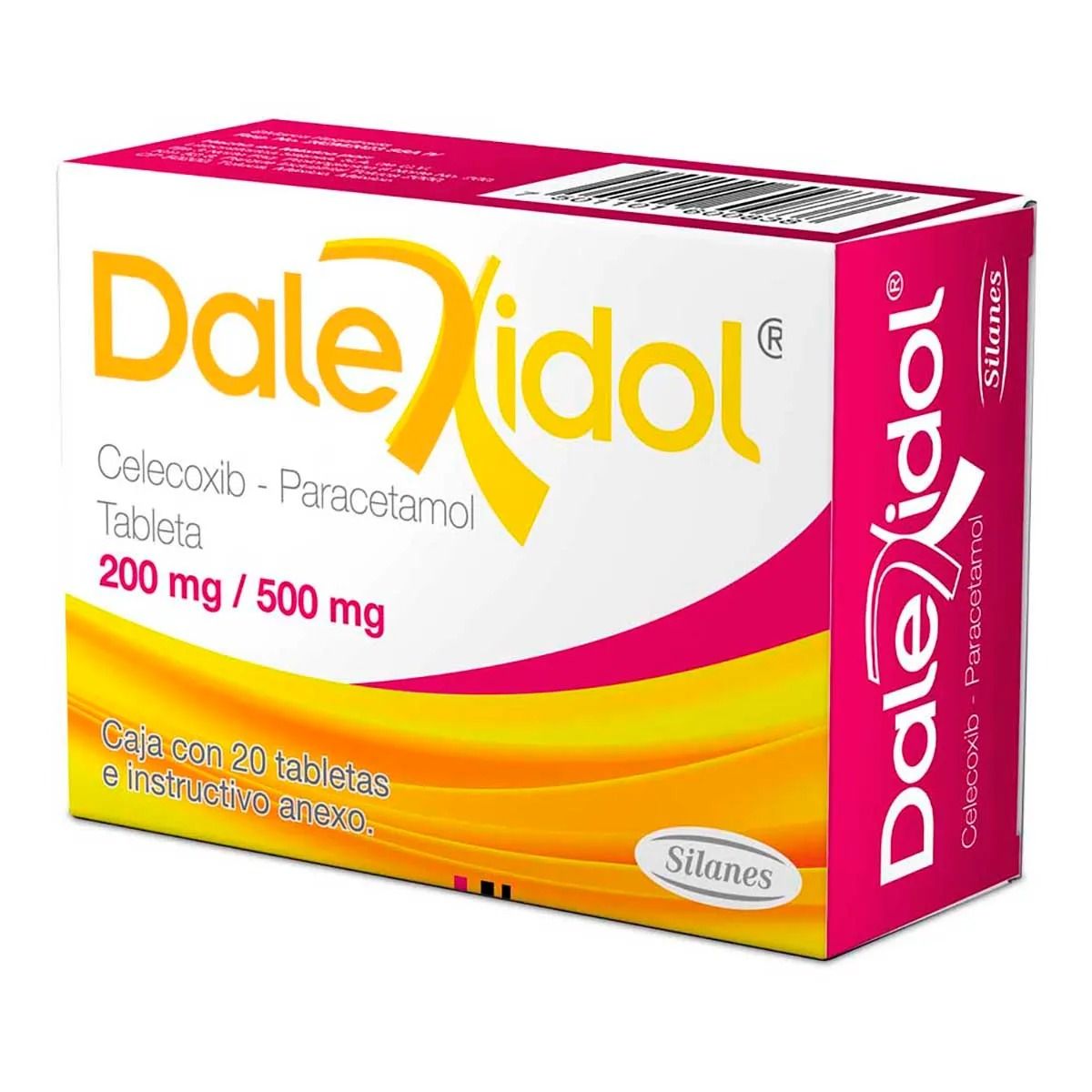 DALEXIDOL 200/500 MG 20 TAB