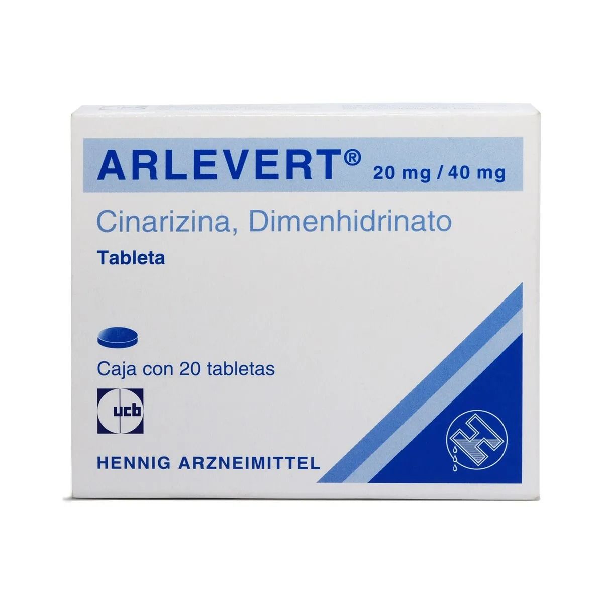 ARLEVERT 20/40 MG 20 TAB
