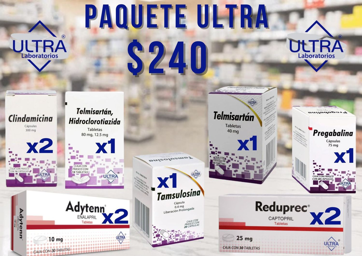 PAQUETE ULTRA 10 PZAS