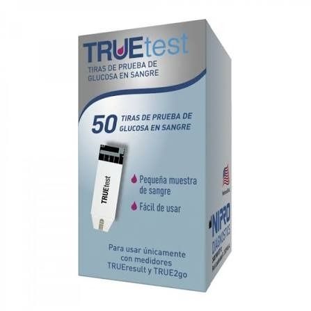 TRUETEST 50 TIRAS REACTIVAS