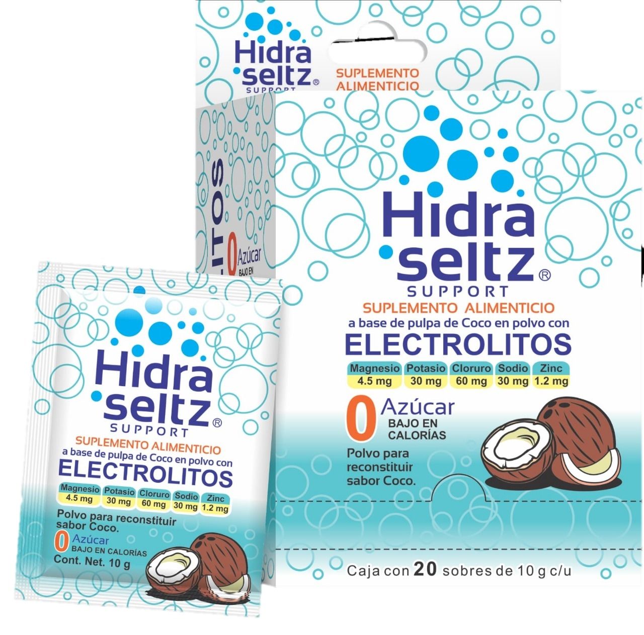 HIDRA SELTZ 10 G 20 SOB SABOR COCO