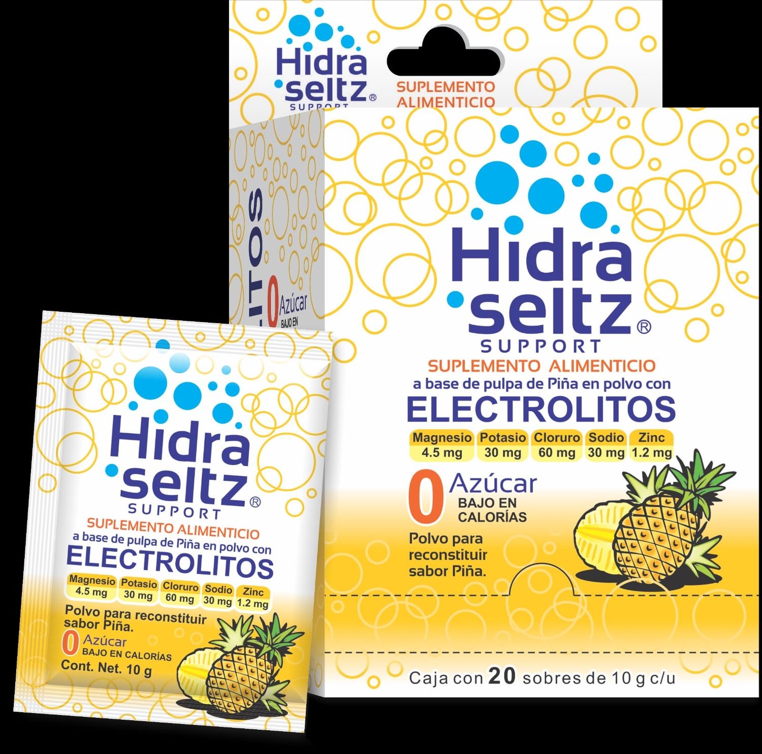 HIDRA SELTZ 10 G 20 SOB SABOR PIÑA