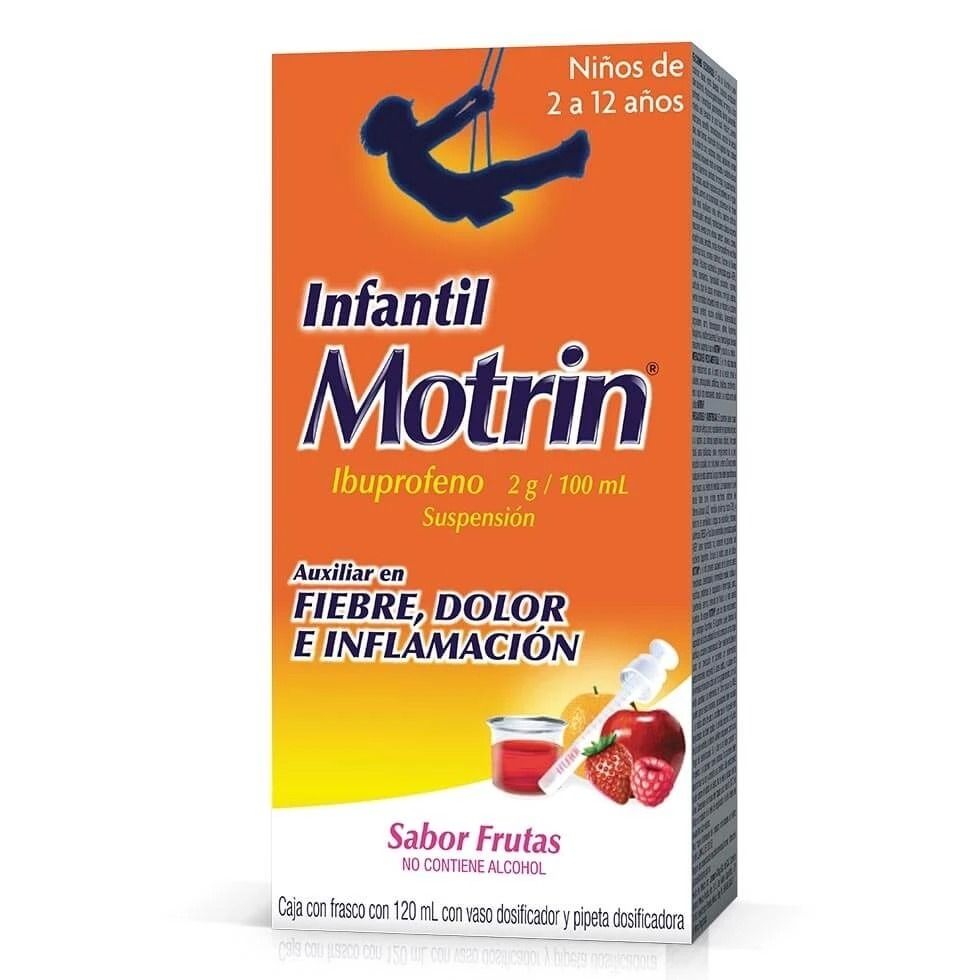 MOTRIN INFANTIL 2 G/100 ML SUSP 120 ML