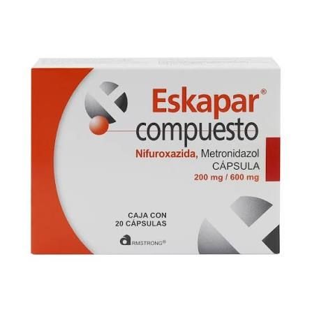 ESKAPAR COMPUESTO 200/600 MG 20 CAP