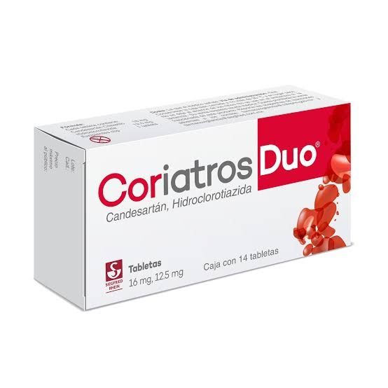 CORIATROS DUO 16/12.5 MG 14 TAB