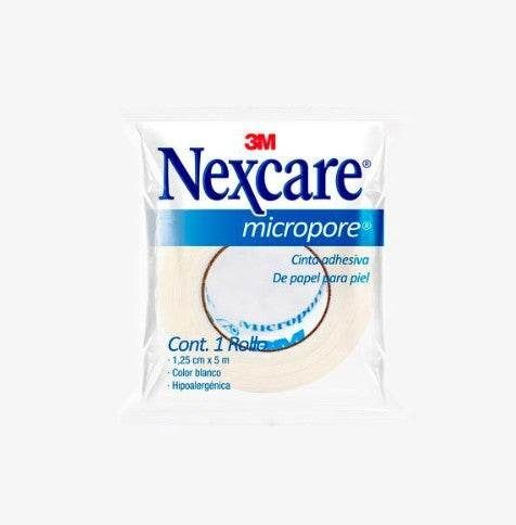 CINTA MICROPORE 1/2" 1,25CMX5M PZA BLANCA 3M NEXCARE