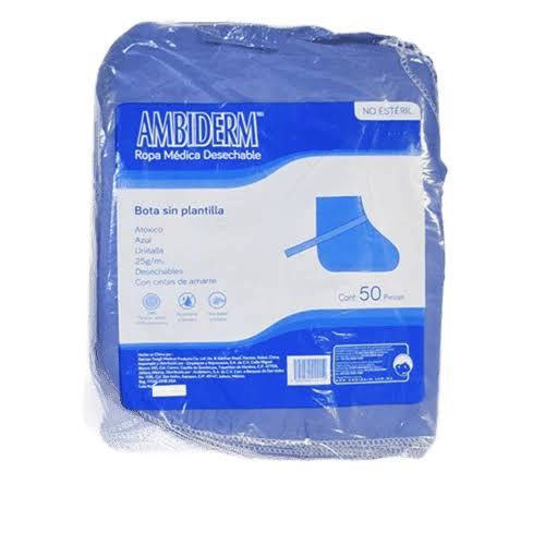 BOTA CIRUJANO CON PLANTILLA PAQ 25 PARES AMBIDERM