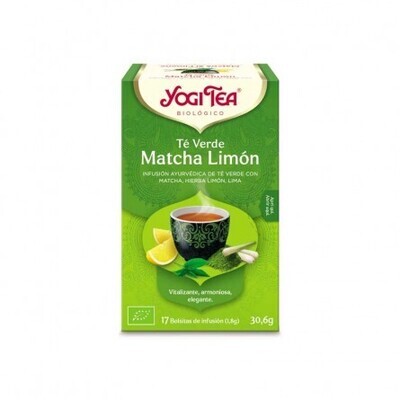Te verde Matcha Limon 17 filtros Bio