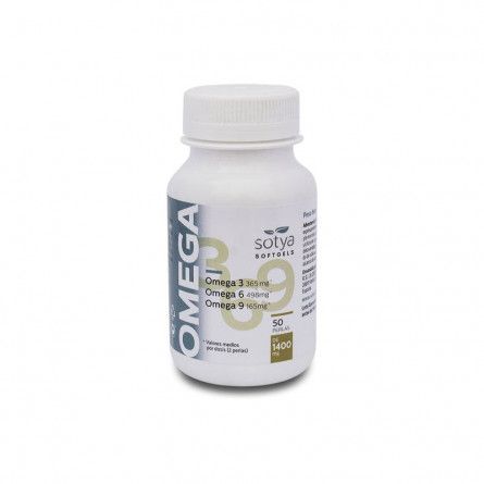 Omega 3, 6 y 9 1400mg 50 perlas Sotya