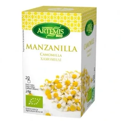 Manzanilla 20 filtros Bio Artemis Manzanilla 20 filtros Bio Artemis