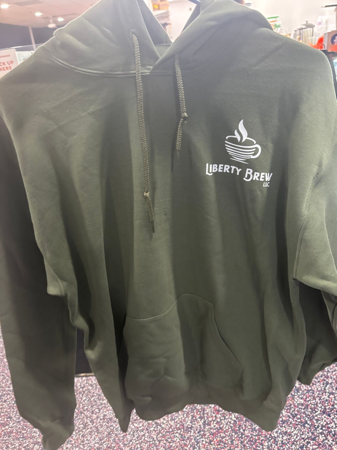 Liberty Brew Green Hoodie