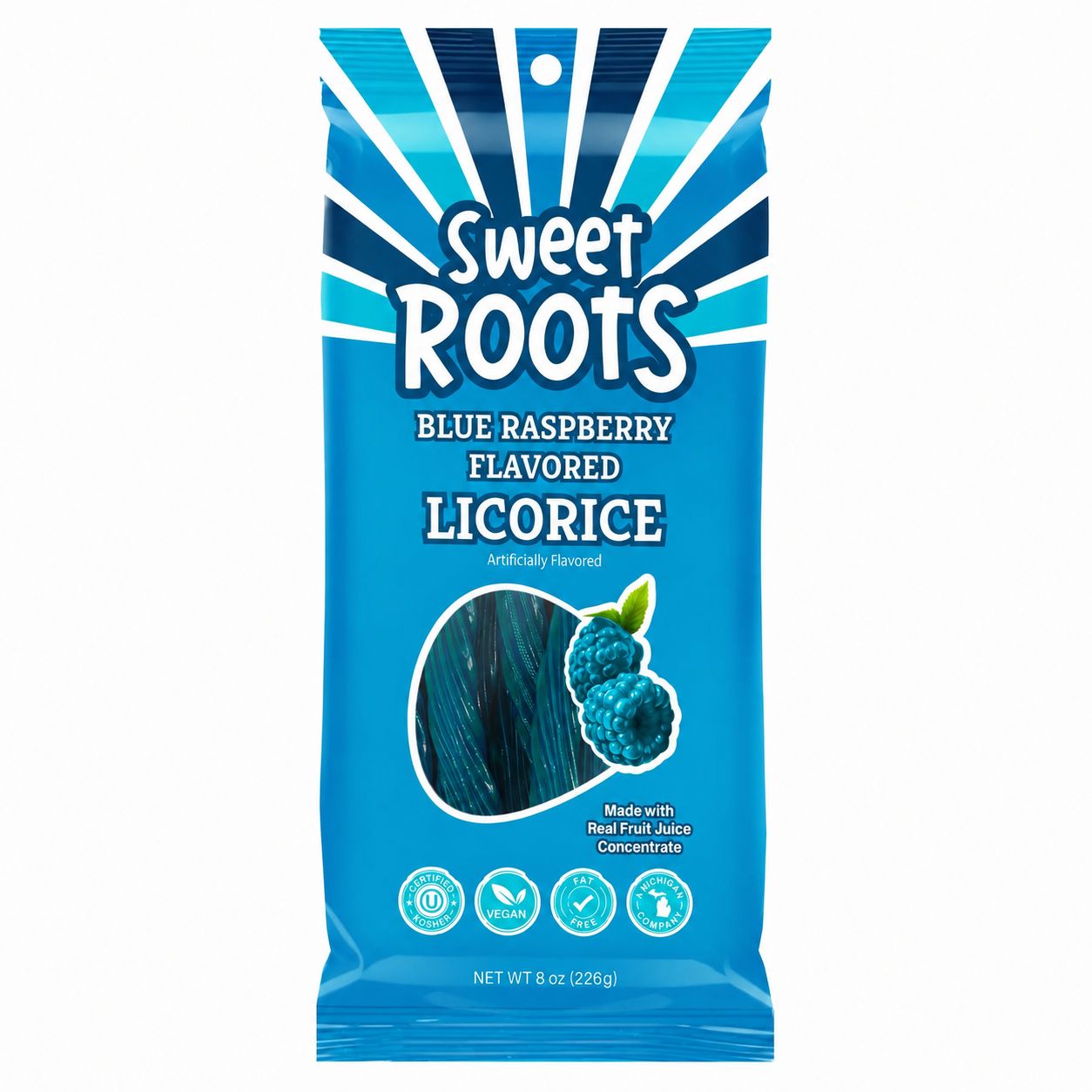 Sweet Roots: Blue Raspberry Licorice