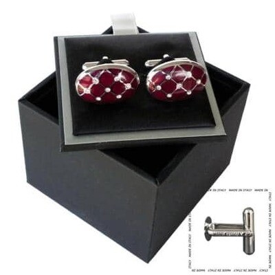 Ruby Red Cufflinks