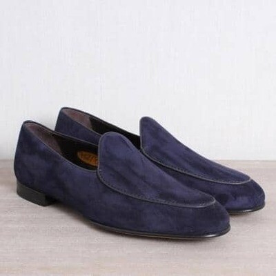 Suede Mocassino