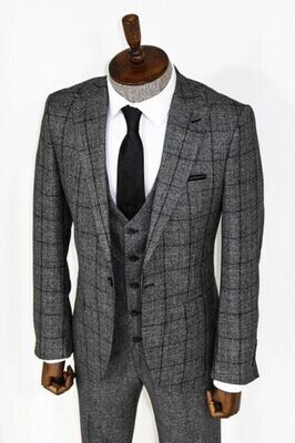 Iconic Grey Business Suit