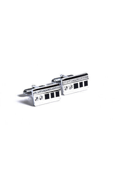 Rectangular Silver Cufflinks