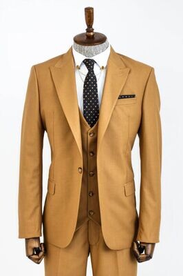 Golden Yellow Business Suit
