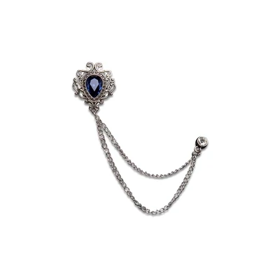 Sapphire Lapel Pin